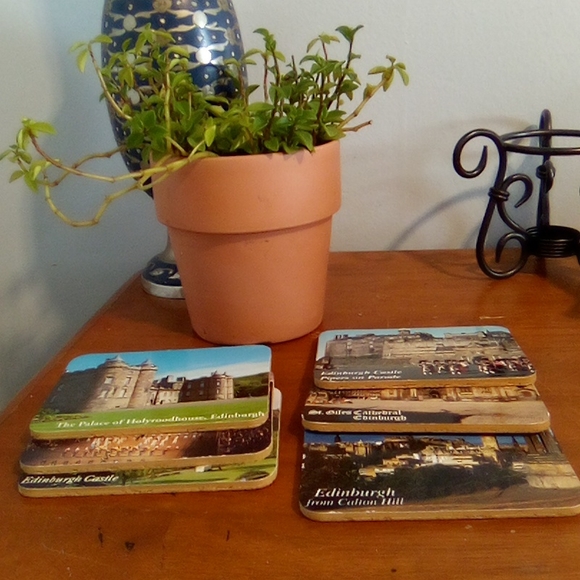 Vintage Scotland Souvenir Coaster Set - Picture 10 of 12